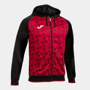 Bluza z kapturem Joma  Supernova III czarno-czerwony Nr Kat.102262.106