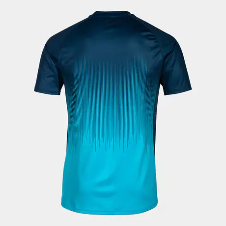 Koszulka Joma Tiger IV fluor turkusowo-granatowy Nr Kat.102764.013 - obrazek 2