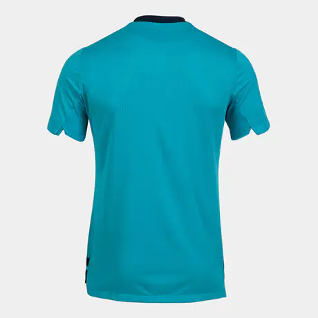 Koszulka Joma Gold IV fluor turkusowo-granatowy Nr Kat.102766.013 - obrazek 2