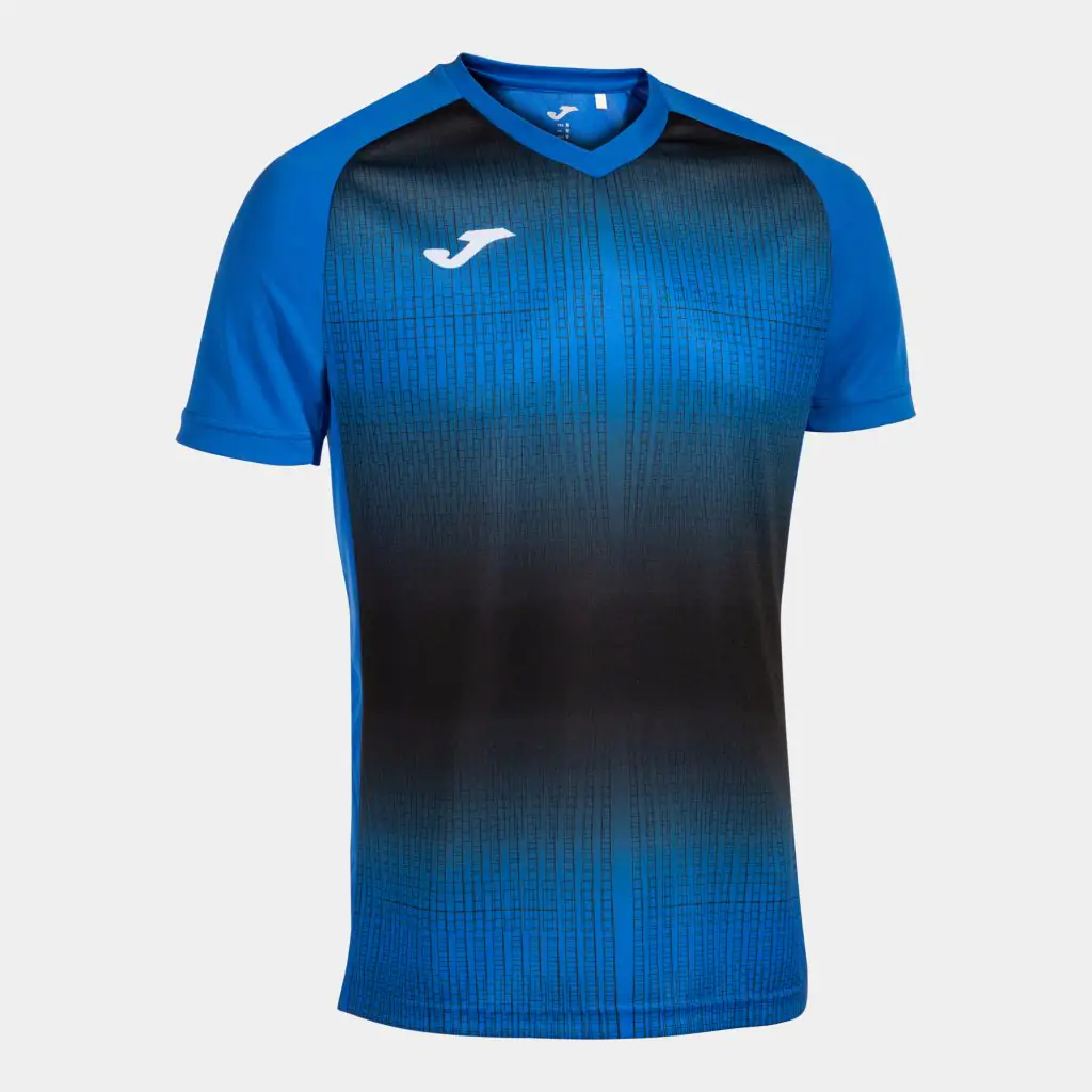 Koszulka Joma Tiger V niebiesko- czarna Nr Kat.103235.701