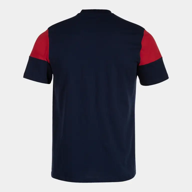 Koszulka Joma Crew V bawełna granatowo-czerwona Nr Kat.103296.336 - obrazek 3
